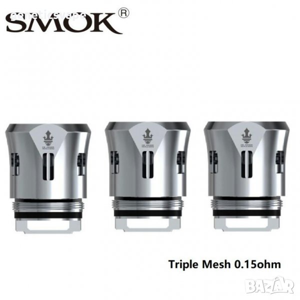Smok TFV12 Prince Triple Mesh Coil Head изпарителни глави за вейп , снимка 1