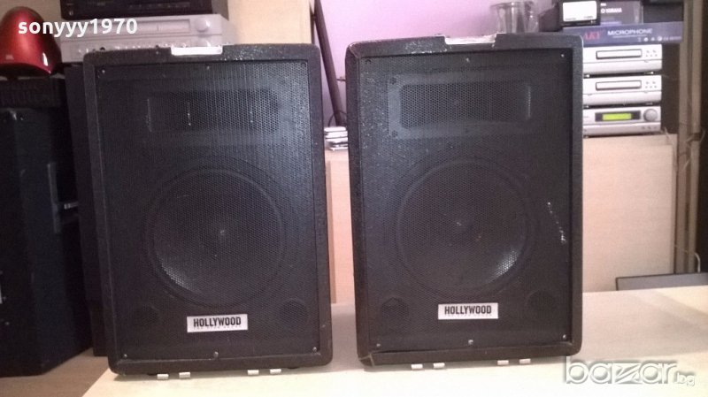 hollywood-2бр профи колони-внос швеицария, снимка 1