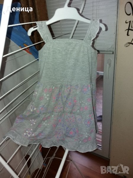 Сива рокличка размер 104, налични 2 бр., снимка 1