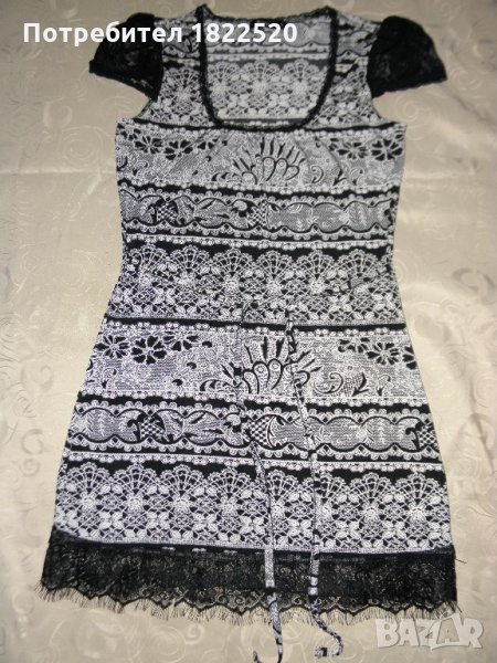 Туника в черно и бяло, снимка 1