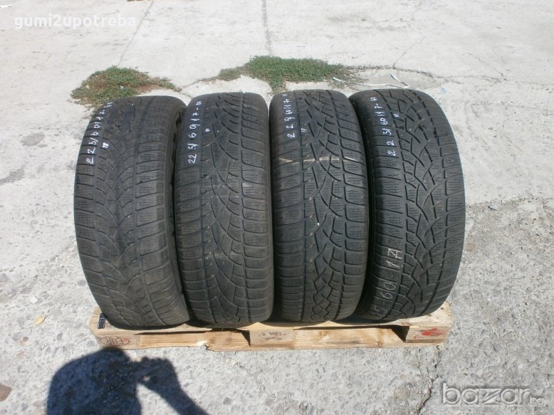 225/60/17 Дънлоп СпУйнтърСпорт 2011г 6мм, снимка 1