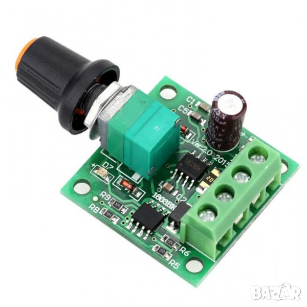 ДИМЕР /PWM регулатор/ DC 1.8V -12V 2A Motor Speed Control Switch Controller за LED осветление, снимка 1