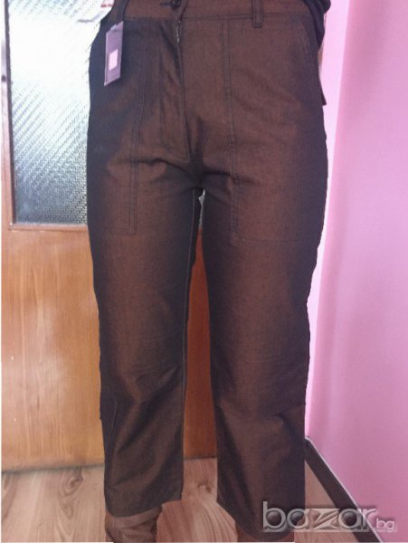 Нов сладурски панталон кафяв деним Мадок , снимка 1