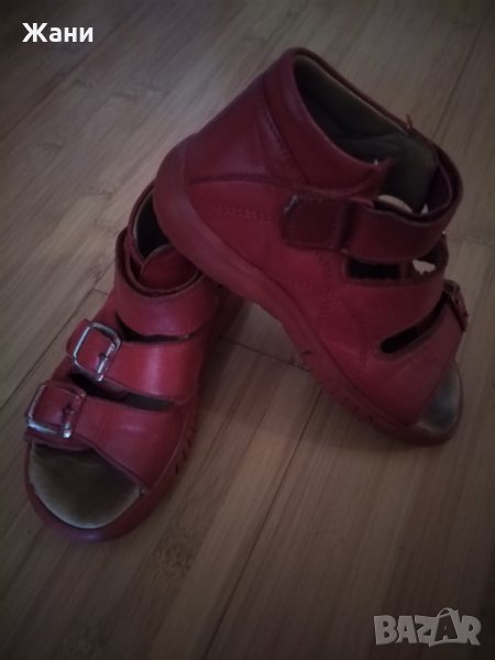 Червени сандалки 26 номер, снимка 1
