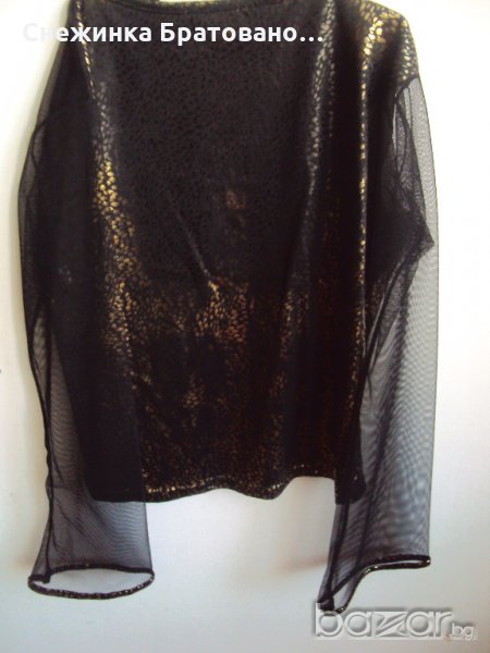 Дамска блуза с ръкав от тюл, снимка 1