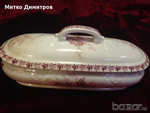 Леген и кана за миене Societe Ceramique Maestricht 1836-1969, снимка 7 - Антикварни и старинни предмети - 13474902