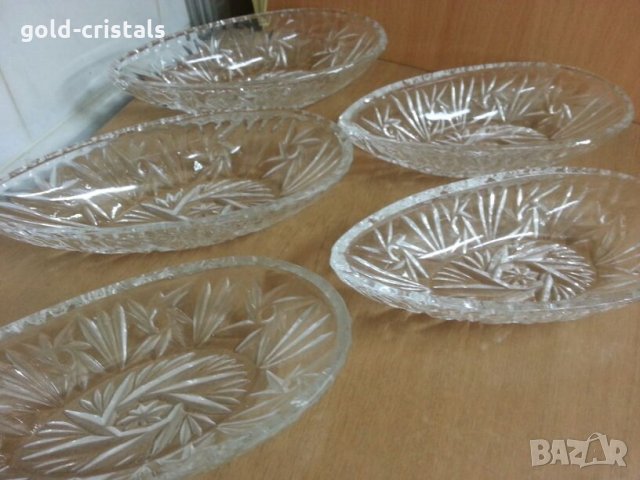 кристални купички лодки, снимка 9 - Антикварни и старинни предмети - 22629859