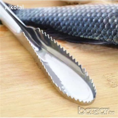 Нож за риба - за лесно премахване на люспите, снимка 2 - Прибори за хранене, готвене и сервиране - 21344299