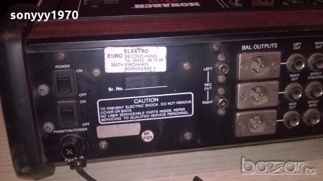 monarch stage line pro mixing console-mmx-802-внос швеицария, снимка 13 - Ресийвъри, усилватели, смесителни пултове - 18915373