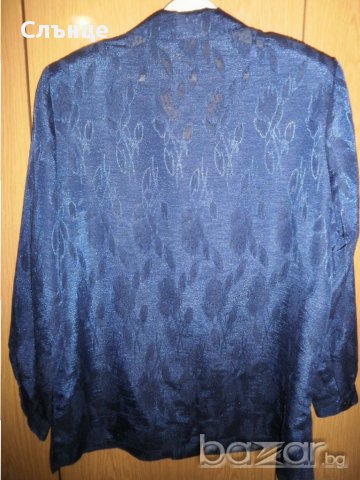 Синя риза за едра дама, снимка 8 - Блузи с дълъг ръкав и пуловери - 16421657