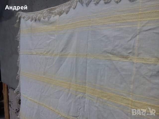 Старинна кенарена покривка, снимка 3 - Антикварни и старинни предмети - 22888415