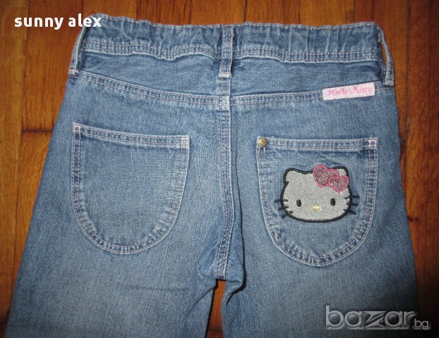 Страхотни дънки Hello Kitty на H&M + подарък , снимка 5 - Детски панталони и дънки - 12745544