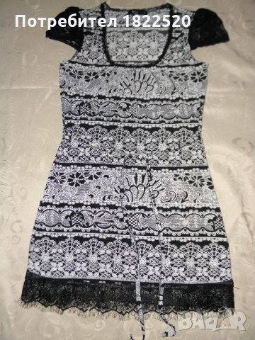 Туника в черно и бяло, снимка 1