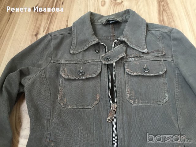 DIESEL дамско дънково яке, оригинално, размер М slim fit, снимка 7 - Якета - 11057841