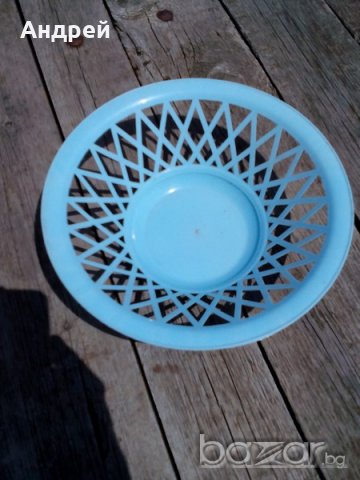 Стара пластмасова фруктиера, снимка 4 - Антикварни и старинни предмети - 18528255