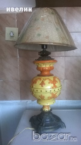 стара нощна лампа, снимка 2 - Настолни лампи - 16896293