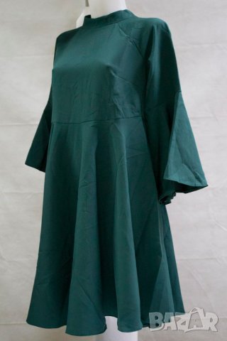 Зелена силно клоширана рокля марка Lemoniade - L, снимка 3 - Рокли - 23773324