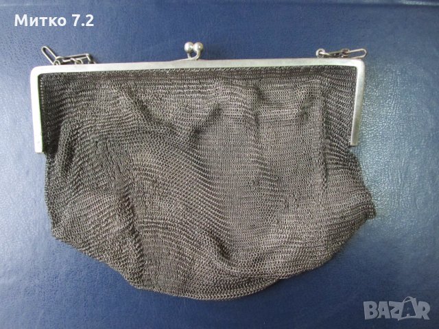Стара дамска сребърна чанта , снимка 4 - Антикварни и старинни предмети - 23483624