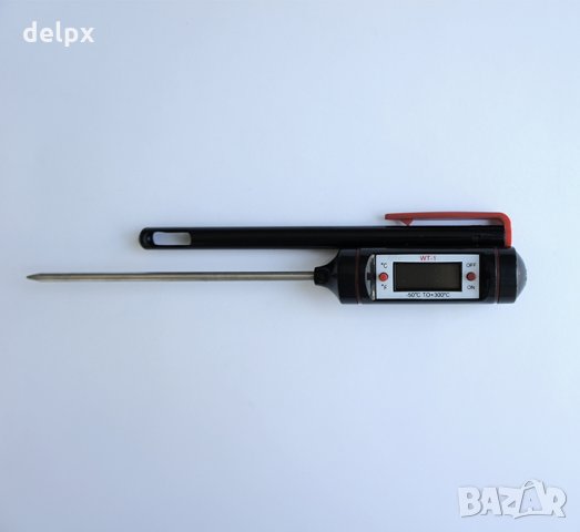Термометър за храни и течности тип шило -50°C до 300°C 105mm