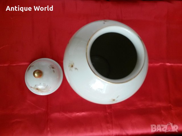 Уникална Стара Немска Порцеланова УРНА , Ваза, снимка 3 - Антикварни и старинни предмети - 22090859