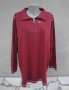 4XL Нова  тъмно червена блуза с цип , снимка 1 - Блузи с дълъг ръкав и пуловери - 23414299