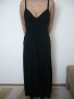 Черна дамска дълга рокля