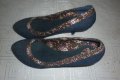 Дънкови обувки , снимка 1 - Дамски обувки на ток - 15000619