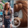 С6 HAIR EXTENSIONS ELESSA - Натурални Екстеншъни Комплект от 200 грама Коса, снимка 1 - Аксесоари за коса - 24348670
