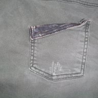 Дънкови къси панталони с кожа "Next" original brand / накъсани къси панталони с кожа, снимка 10 - Къси панталони и бермуди - 14205774