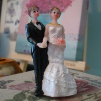 " Младоженци " - статуетка от Италия, снимка 2 - Статуетки - 22259913