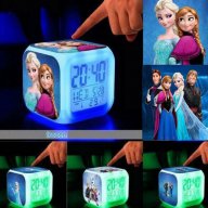 Frozen LED Alarm часовници с термометър с 7 цвята., снимка 1 - Други - 8988100