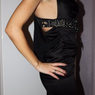 Официална черна рокля, снимка 4 - Рокли - 16354966