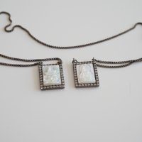 Сребърно колие Богородица, снимка 2 - Колиета, медальони, синджири - 22517562