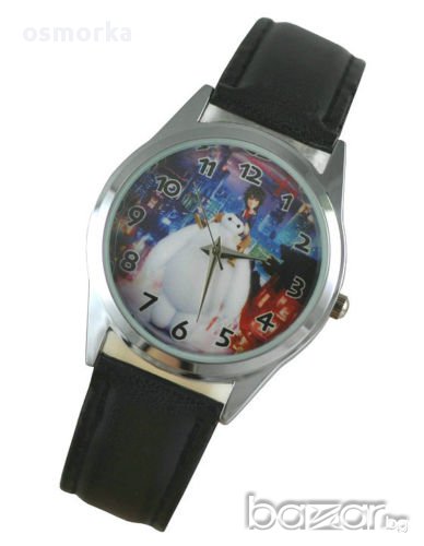 Часовник Героичната шесторка Беймакс Big Hero 6 Bay Max Disney Дисни Филм подарък момчета, снимка 1