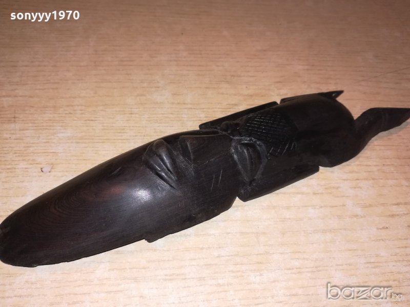 масивна дървена маска 27х7х4см-внос швеицария, снимка 1