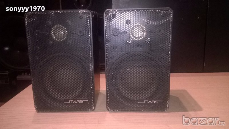 Mars hi-fi mini 60/60watts/4ohms-17/11/11см-внос швеицария, снимка 1