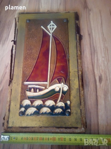 Старо медно пано, снимка 1