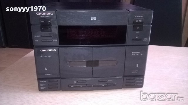 grundig m-20 cd-twin cassette deck-внос швеицария, снимка 6 - Ресийвъри, усилватели, смесителни пултове - 12750212
