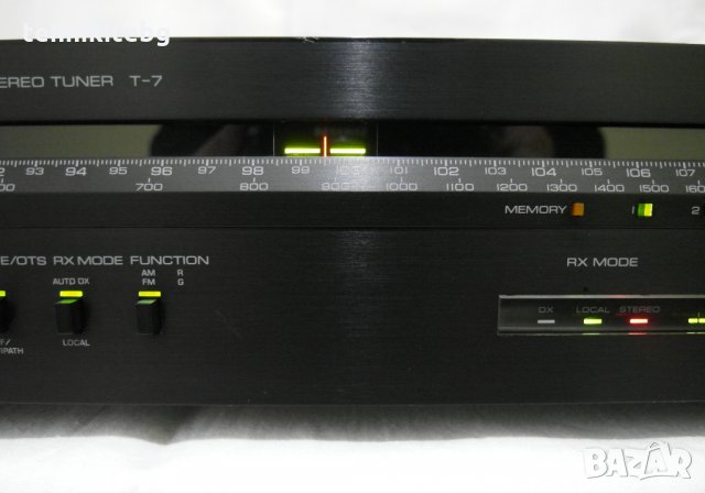⭐⭐⭐ █▬█ █ ▀█▀ ⭐⭐⭐ YAMAHA T-7 - рядък топ модел ретро тунер, 85db Stereo, цена като нов $410, снимка 5 - Аудиосистеми - 11752150