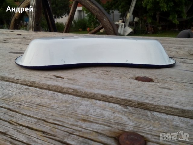 Стара емайлирана чиния, снимка 7 - Други ценни предмети - 25886710