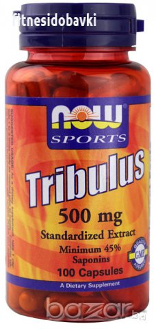NOW Tribulus 500 мг, 100 капсули, снимка 1 - Хранителни добавки - 8964145