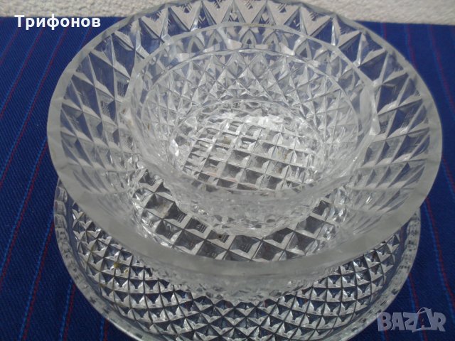 КРИСТАЛ НОВ руски СЕРВИЗ БОНБОНИЕРА ФРУКТИЕРА ТАБЛА за хранене оригинал лукс