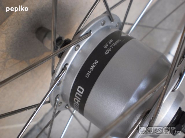 Продавам колела внос от Германия двойностенна усилена капла с динамо главина 26 цола SHIMANO DH-3N30, снимка 13 - Части за велосипеди - 19240251
