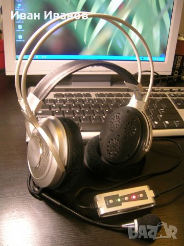 Компютърни слушалки с микрофон TEAC HP-7D 5.1 DTS, снимка 3 - Слушалки за компютър - 21653939