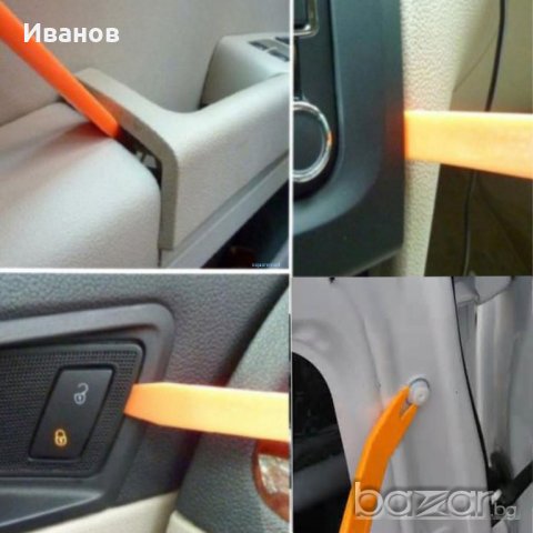 4 броя Инструменти за премахване на панели, кори и други в автомобила ----, снимка 6 - Аксесоари и консумативи - 18199336