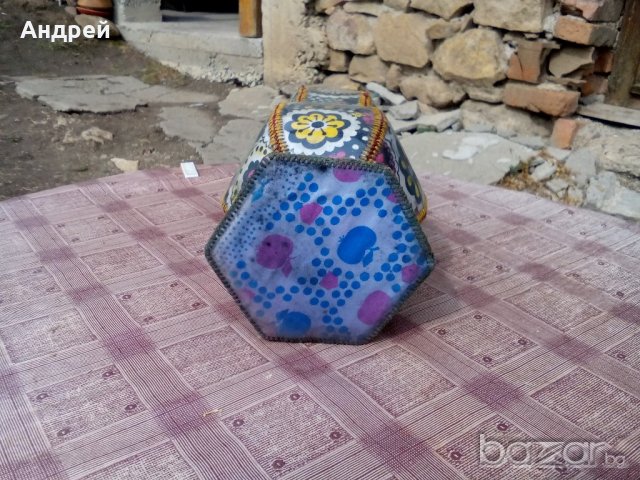 Кожена ваза, снимка 4 - Антикварни и старинни предмети - 19397125