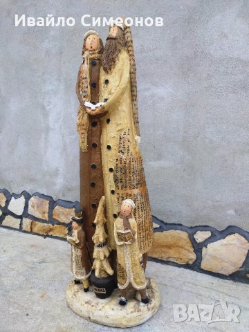 Еврейска статуетка, хор, Ханука, снимка 3 - Други ценни предмети - 24238664