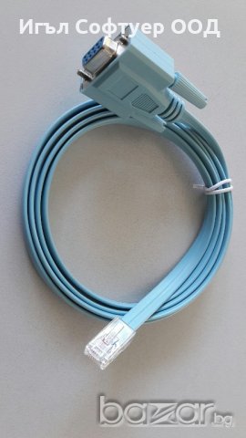 Cisco конзолен сериен кабел RJ45-DB9, снимка 5 - Рутери - 21362661