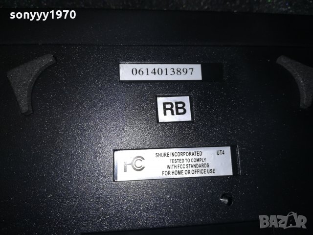 shure САМО ПРИЕМНИК С КУФАР-внос швеицария, снимка 12 - Микрофони - 22519839