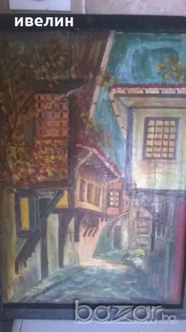 стара картина-градски пейзаж